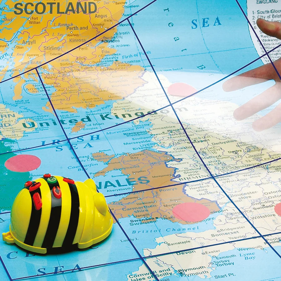 TTS Bee-Bot Transparent Grid Mat