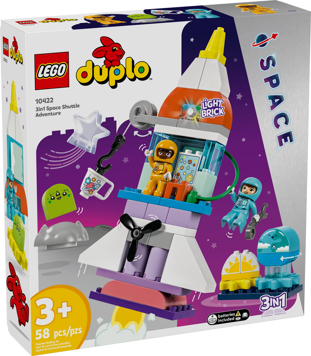 LEGO® DUPLO®: 3 in 1 Space Shuttle Adventure