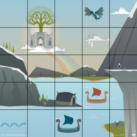 TTS Loti-Bot Mat - Vikings and Norse Mythology