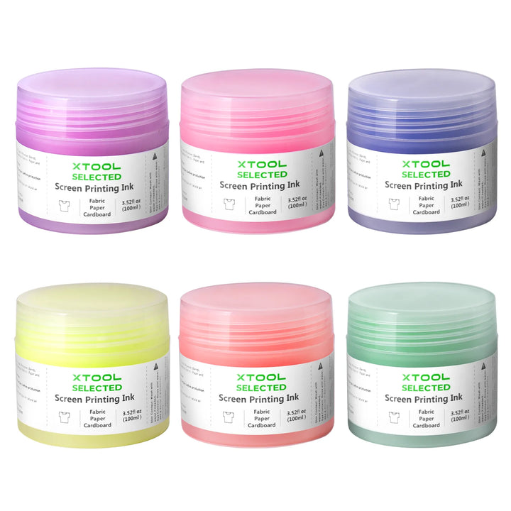 Color Screen Printing Ink Set (6 Colors)