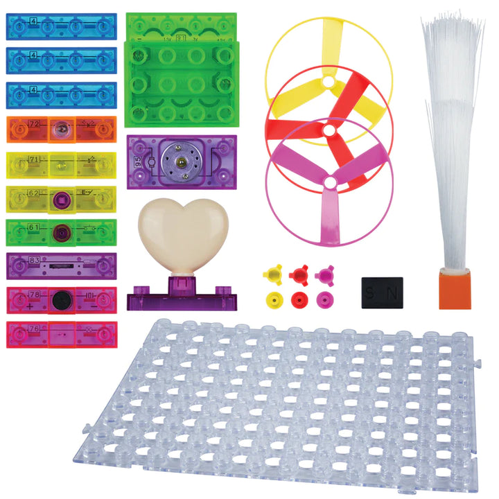 Circuit Blox™ BYO Fan launch Light Show - 59 Project Student Set