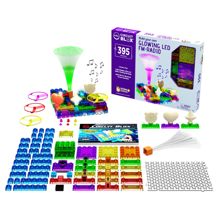 Circuit Blox BYO Glowing LED FM Radio 395 Projects