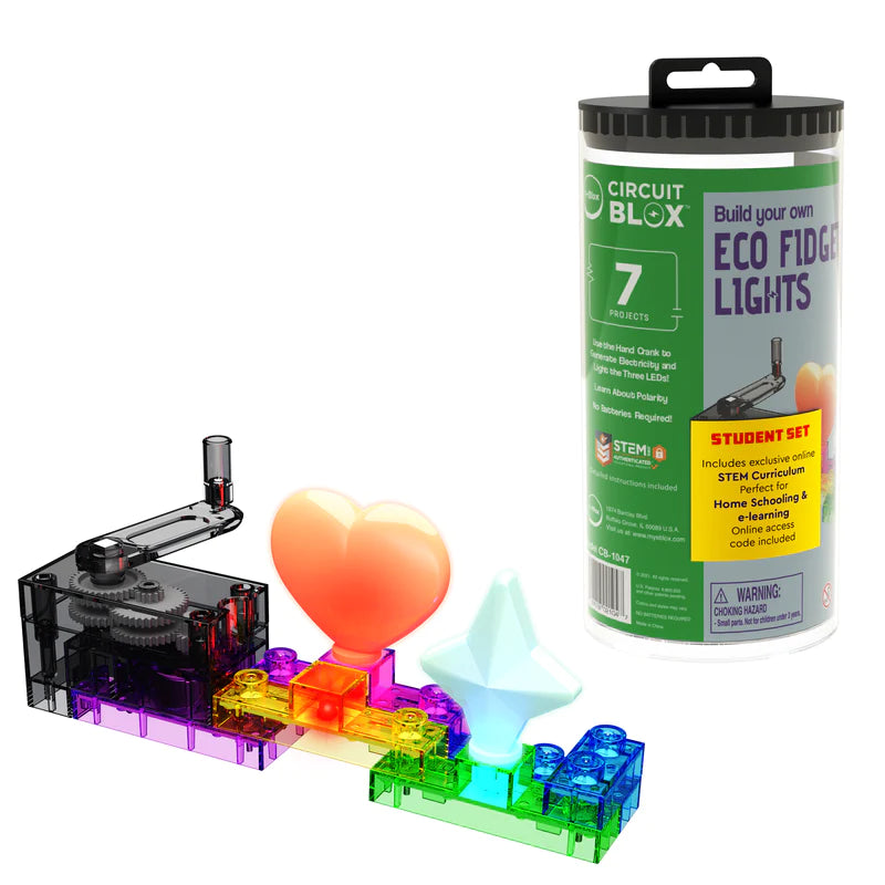 Circuit Blox™ BYO Eco Fidget Lights - 7 Project Student Set
