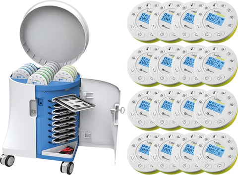 Labdisc Charging Cart with 16 Biochem Labdiscs