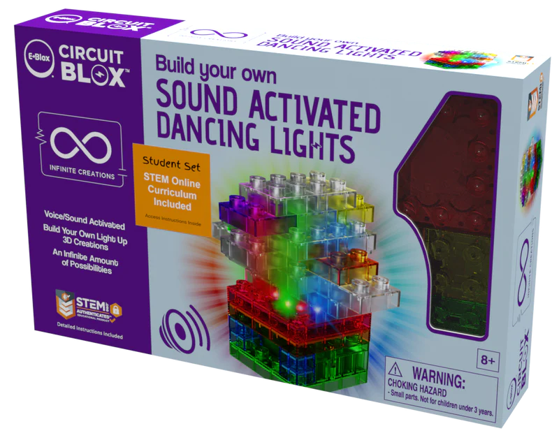 Circuit Blox™ Sound Activated Dancing Lights Classroom Set
