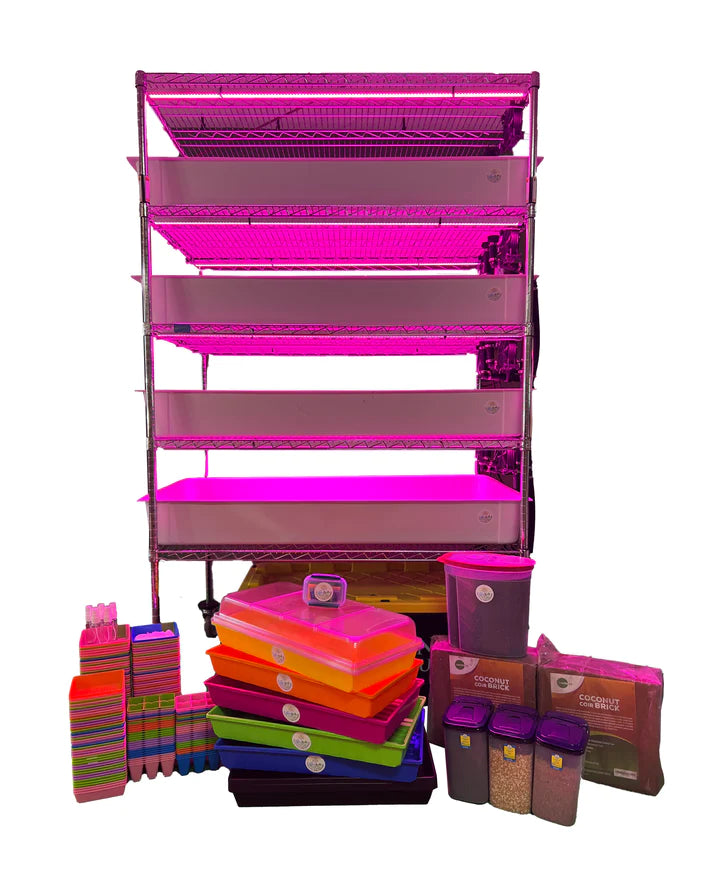 School Hydroponics Grow Rack - Full Rack