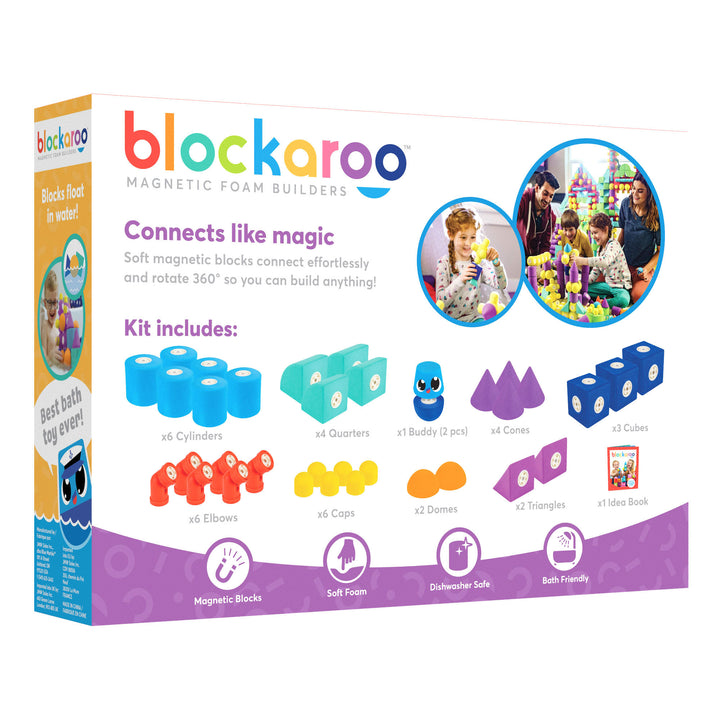 Blockaroo: Magnetic Foam Blocks - Castle (35pcs)