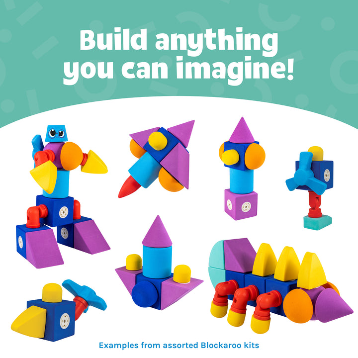 Blockaroo: Magnetic Foam Blocks - Castle (35pcs)