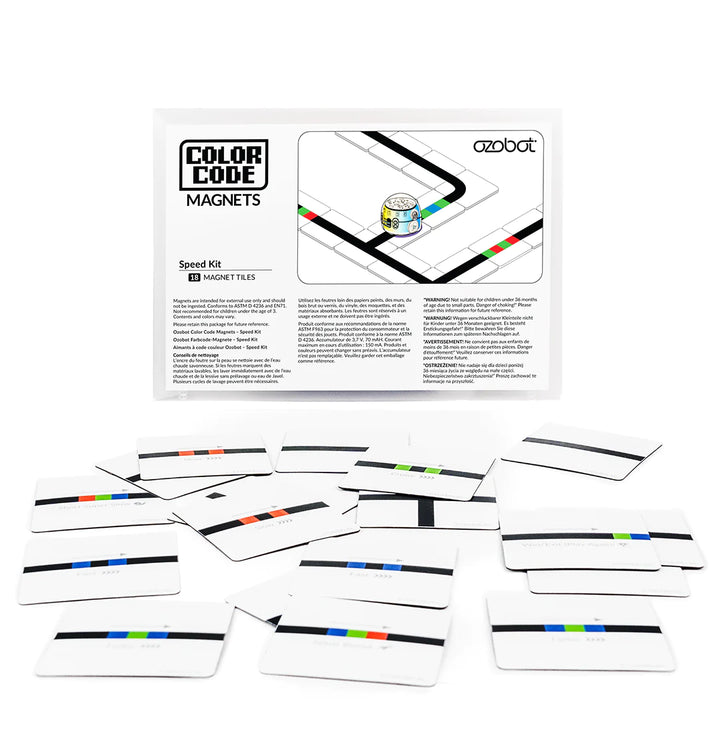 Ozobot Color Code Magnets: Speed Kit