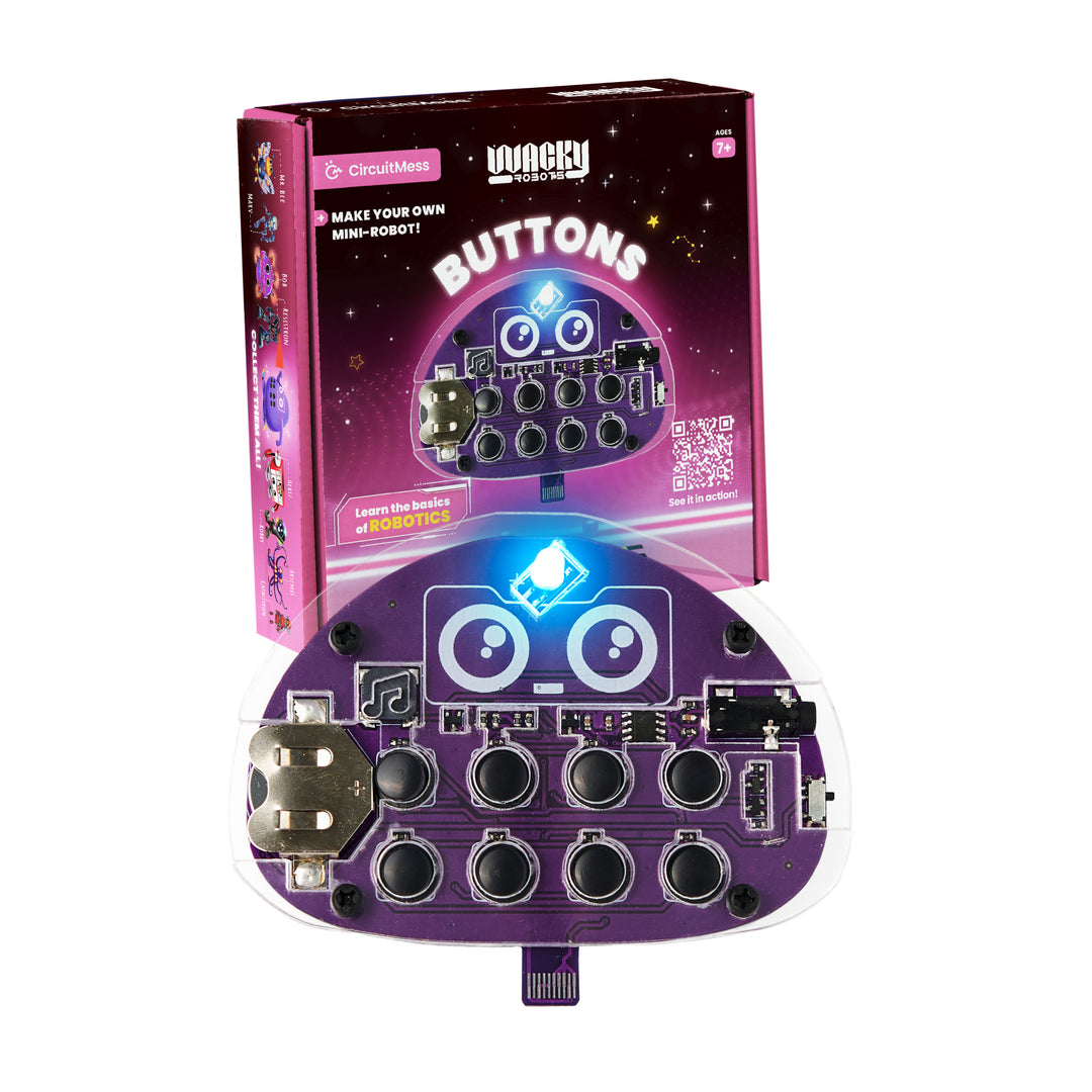 CircuitMess Wacky Robots - DIY Mini Robots: Buttons - CLOSEOUT