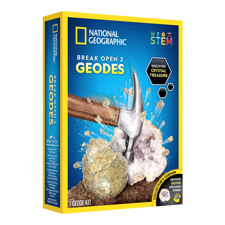 National Geographic: Break Your Own Geode - 2pc