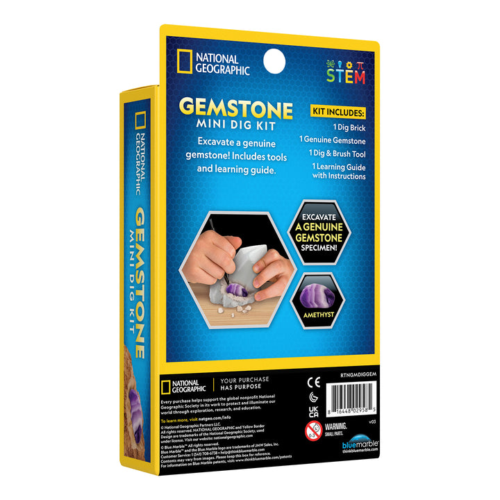 National Geographic: Gemstone Mini Dig Kit