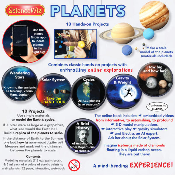 ScienceWiz Interactive Planets Kit and Book