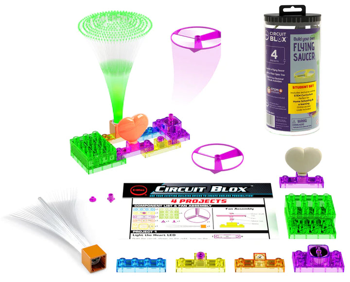 Circuit Blox™ BYO Flying Saucer 4 Project Student Set