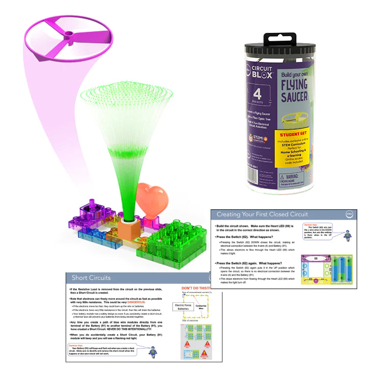 Circuit Blox™ BYO Flying Saucer 4 Project Student Set