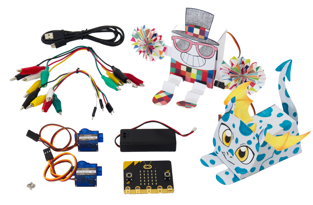 STEMfinity | Okdo micro:bit Build a Paper Robot Kit | RS Americas