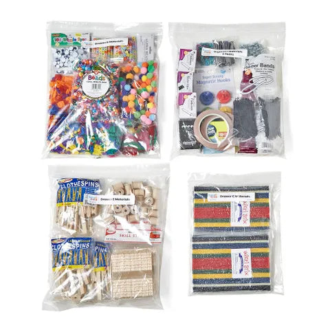 STEM Lab Makerspace Cart, Materials Only, Grades K-5
