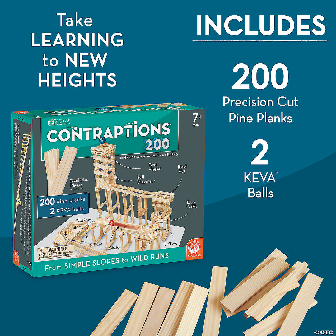 KEVA: Contraptions 200 Plank Set
