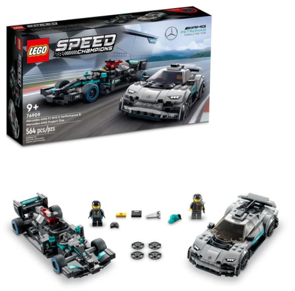 LEGO® Speed Champions: Mercedes AMG F1 W12 E Performance & Mercedes AMG Project One