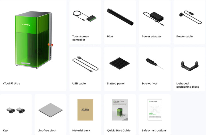 xTool F1 Ultra 20W Fiber & Diode Dual Laser Engraver