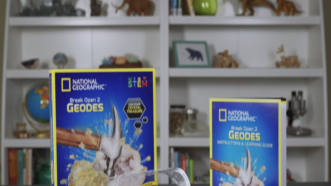 National Geographic: Break Your Own Geode - 2pc