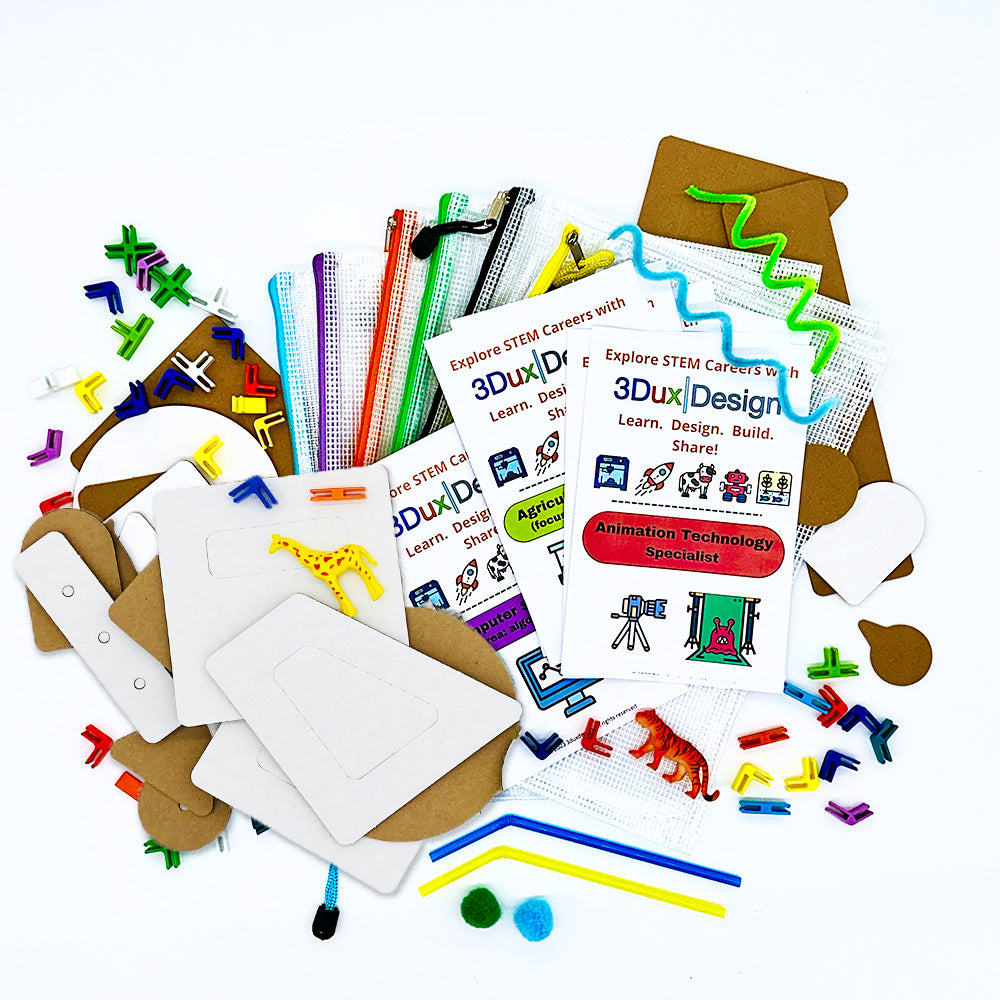 3Dux Design STEM Careers: Book-N-Build Classroom Edition