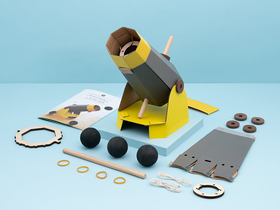 Cannonball Launcher - KiwiCo - STEMfinity