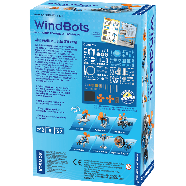 WindBots: 6-in-1 Wind-Powered Machine Kit - Thames & Kosmos - STEMfinity