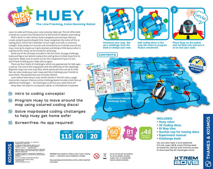 Huey: The Line-Tracking, Color-Sensing Robot - Thames & Kosmos - STEMfinity