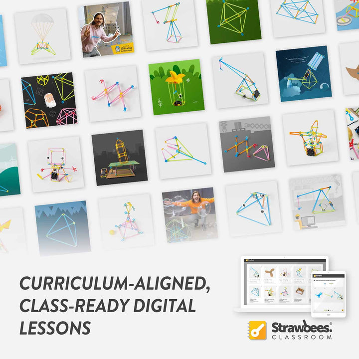 Strawbees STEAM Classroom Robotics (NO micro:bit) - Strawbees - STEMfinity