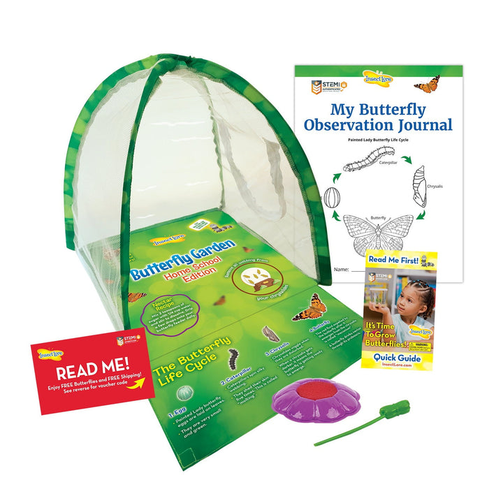 Butterfly Garden Homeschool Edition with Voucher (PREPAID) - Insect Lore - STEMfinity