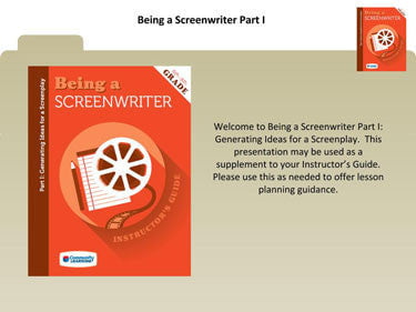 Being a Screenwriter Part 1: Generating Ideas for a Screenplay Course Kit - Grades 6-8 - Community Learning - STEMfinity