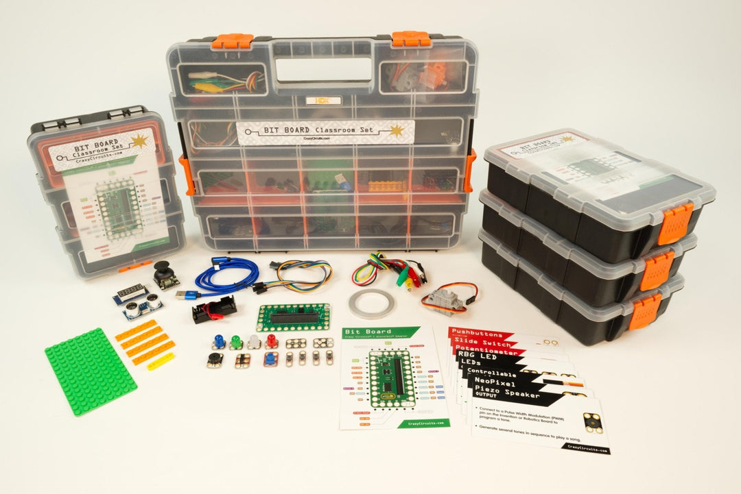 Crazy Circuits Classroom - Bit Board - Brown Dog Gadgets - STEMfinity