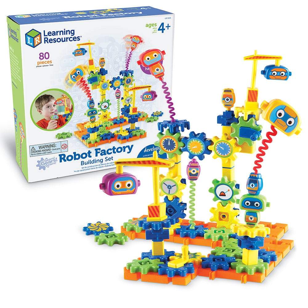 Gears! Gears! Gears!® Robot Factory Building Set - STEMfinity