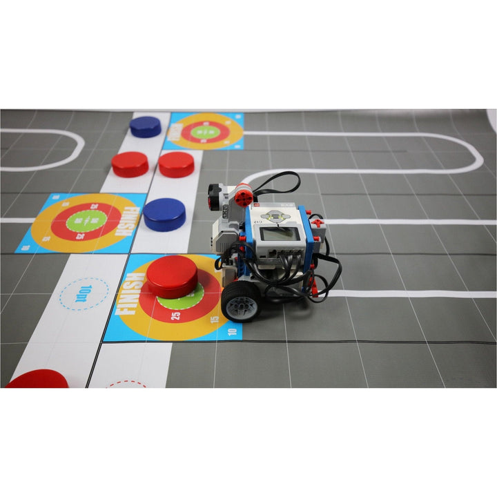 Geyer BrainStorm STEM Education Robotics Activity Mat: Maze, 80" x 44.75" - STEMfinity