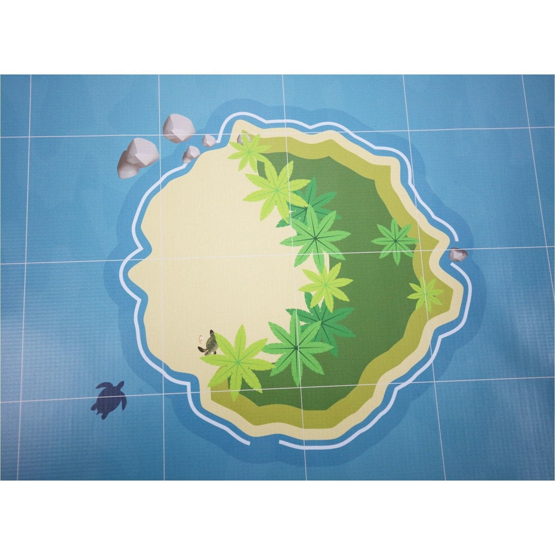 Geyer BrainStorm STEM Education Robotics Activity Mat: SeaSavers, 80" x 44.75" - STEMfinity