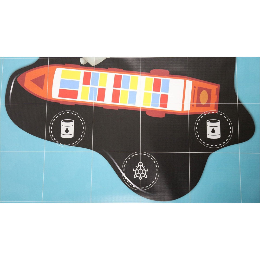 Geyer BrainStorm STEM Education Robotics Activity Mat: SeaSavers, 80" x 44.75" - STEMfinity