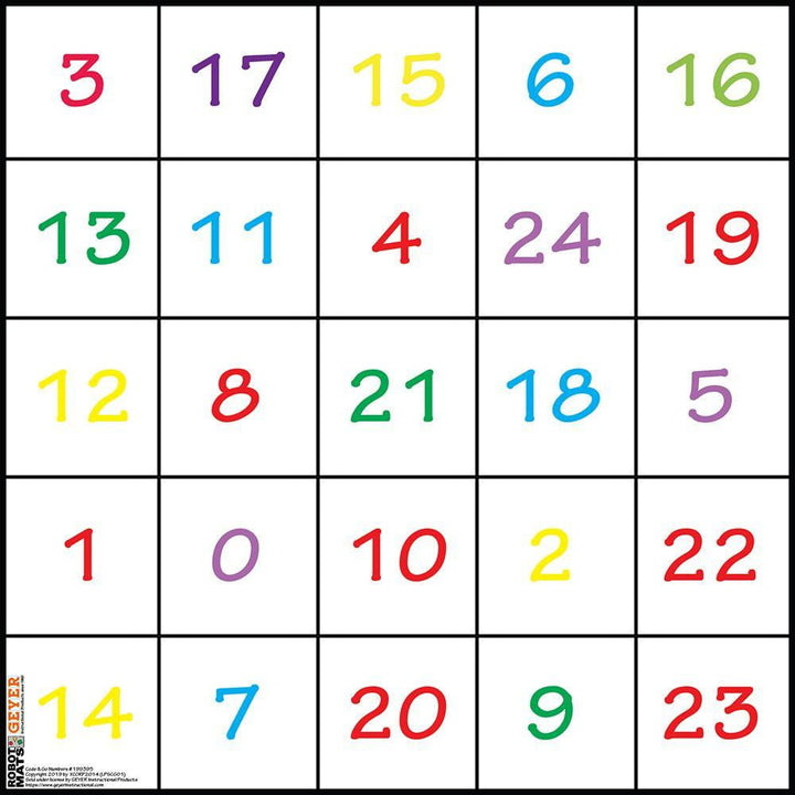 Geyer Code And Go 5 inch-Numbers - STEMfinity