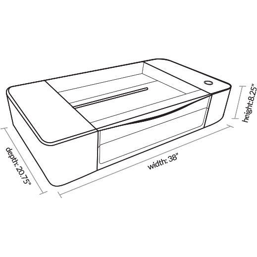 Glowforge Pro 45 Watt 3D Laser Cutter, Engraver - STEMfinity