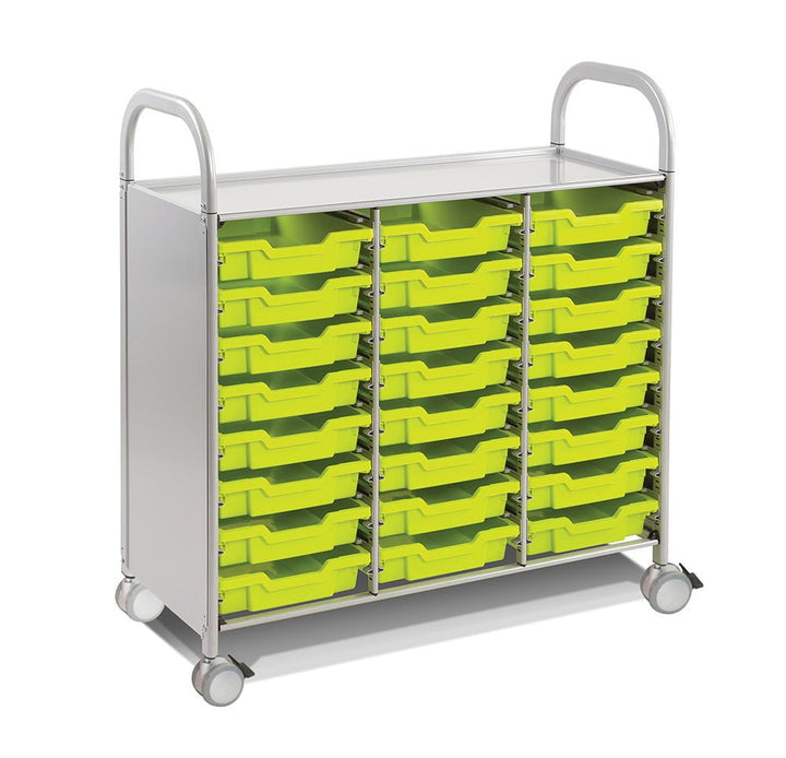 Gratnells Callero Plus Treble Cart - 24 Shallow Trays - Gratnells - STEMfinity