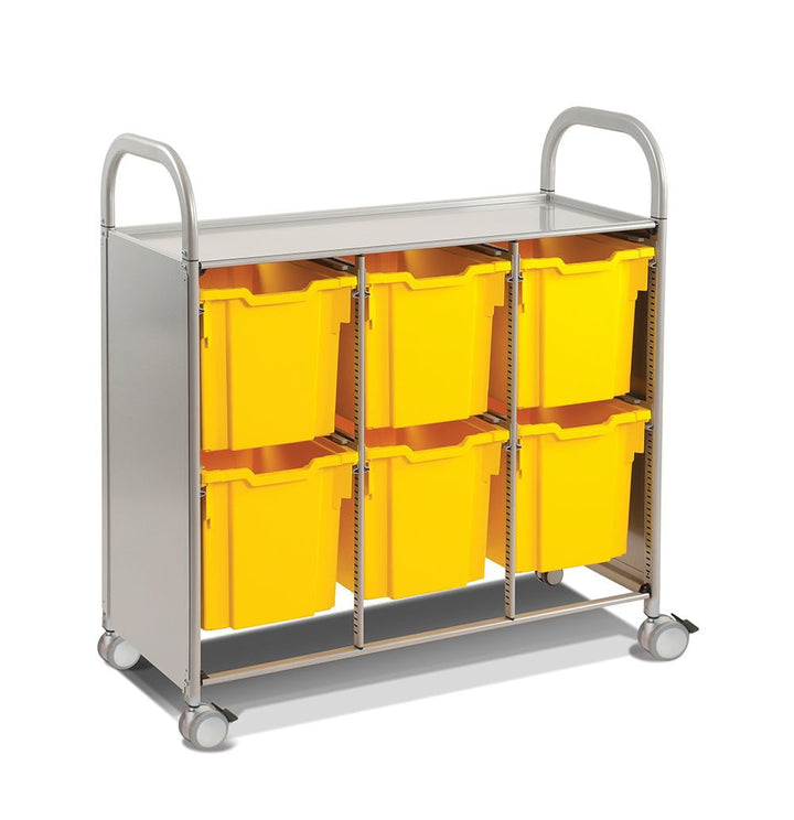 Gratnells Callero Plus Treble Cart - 6 Jumbo Trays - Gratnells - STEMfinity