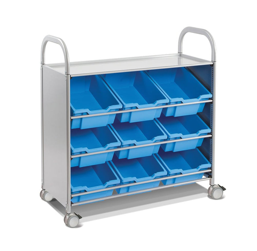 Gratnells Callero Tilted Tray Cart - 9 Deep Trays - Gratnells - STEMfinity