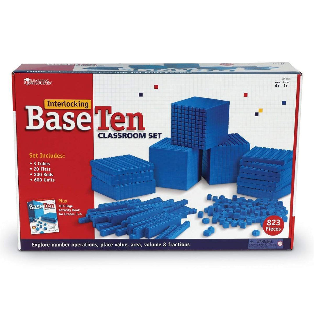 Interlocking Base Ten Classroom Set - STEMfinity