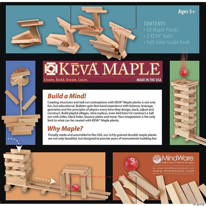 KEVA Maple: 50 Plank Set - STEMfinity