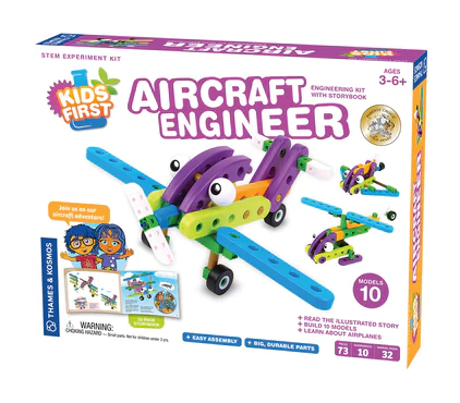  Thames & Kosmos Kids First Robot Engineer STEM Experiment Kit  for Young Learners, Build 10 Non-Motorized Robots, Play & Learn with  Storybook Manual