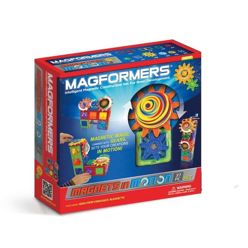 Set | 37 MAGFORMERS Motion | MAGFORMERS In STEMfinity Magnets Gear Piece