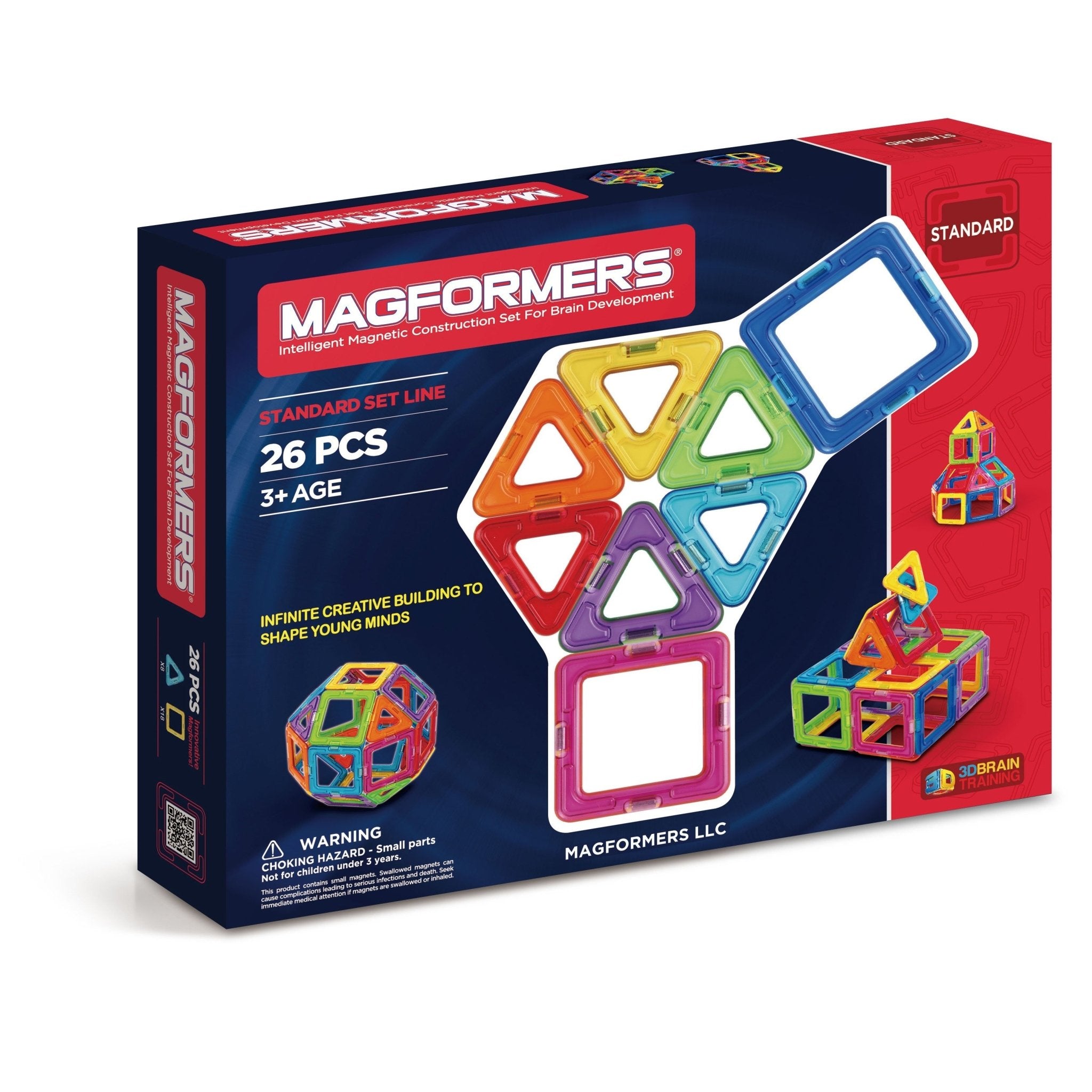 MAGFORMERS Rainbow 26 Piece Set MAGFORMERS STEMfinity