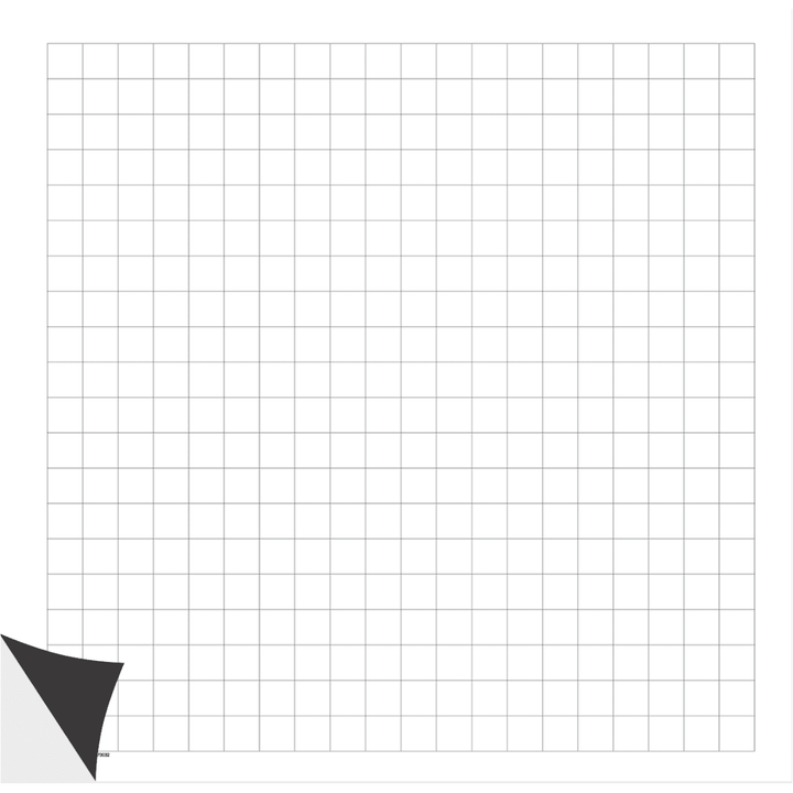 Geyer Large Dry Erase Graph Magnet, 2" Square Grid - Geyer - STEMfinity