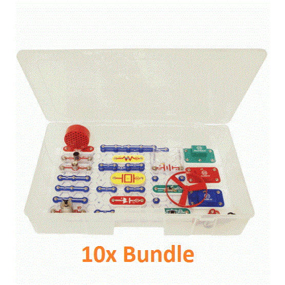 Snap Circuits Jr. Educational 100 Experiments - Pack of 10 - STEMfinity