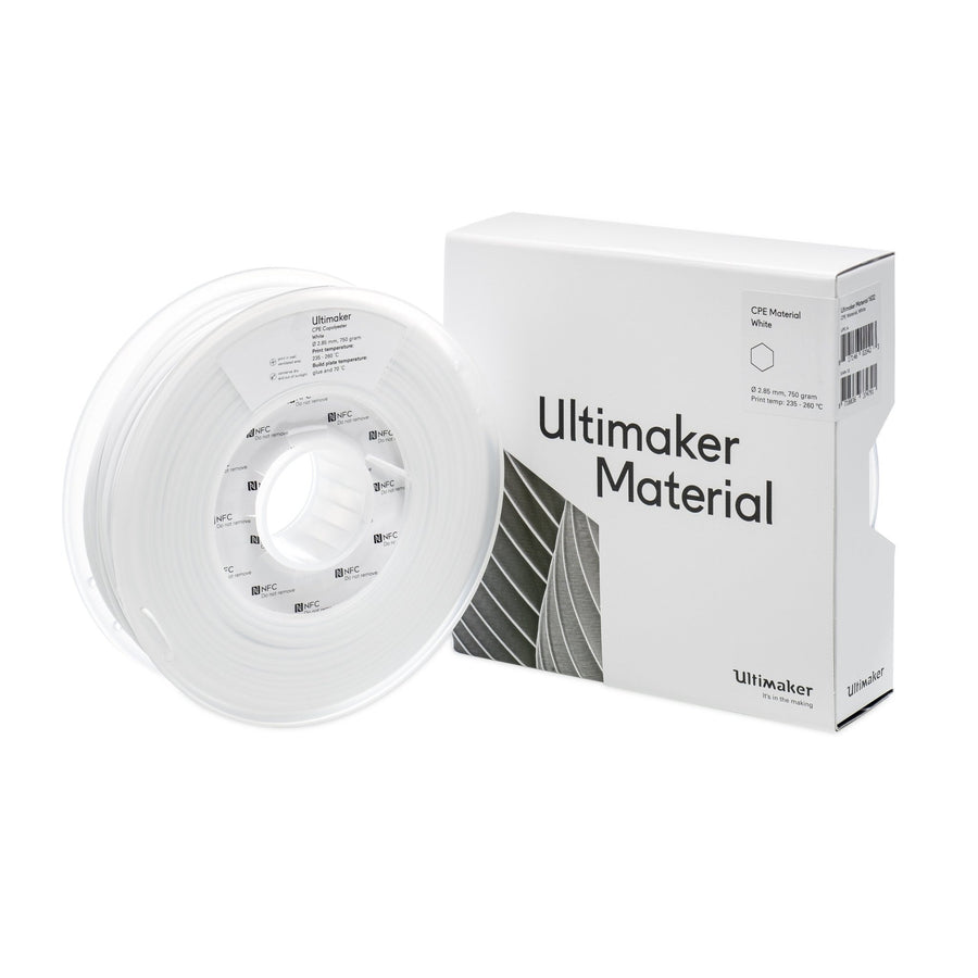 Ultimaker Filament - CPE White, 750g - STEMfinity